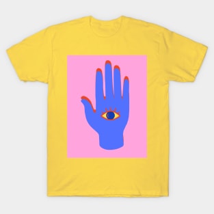 Graphic Hand and Eye T-Shirt